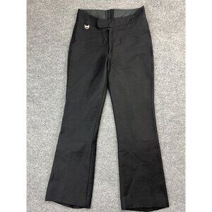 Vintage Roffe Snow Pants Women's 32 Regular Black Wool Blend USA Skiwear